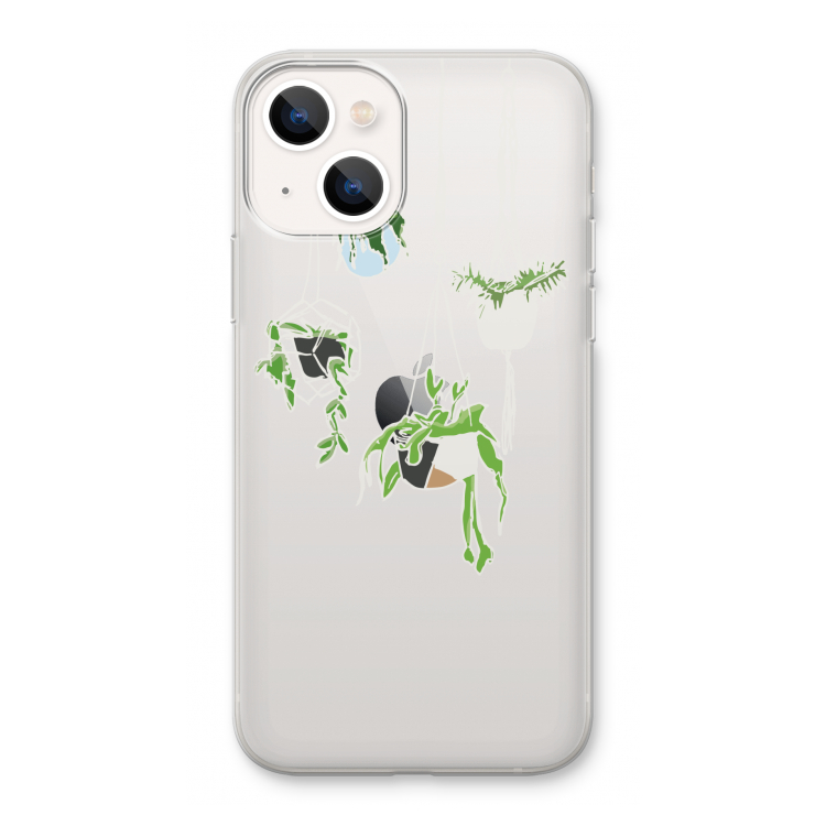 Hang In There: iPhone 13 Transparant Hoesje