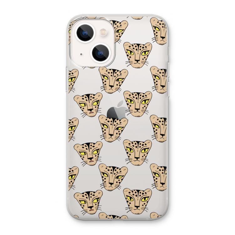 Tijger: iPhone 13 Transparant Hoesje