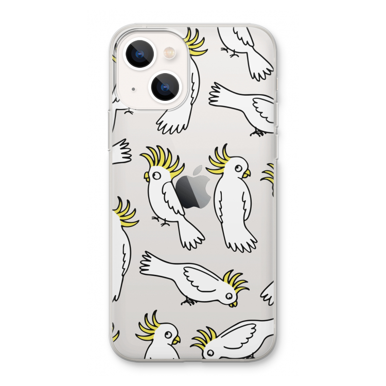 Papegaai: iPhone 13 Transparant Hoesje