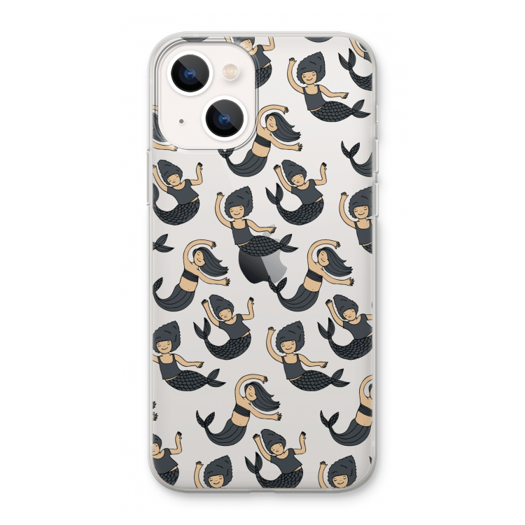 Zeemeermin: iPhone 13 Transparant Hoesje
