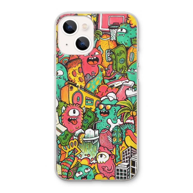 Vexx City: iPhone 13 Transparant Hoesje