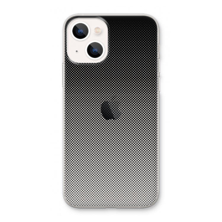 Musketon Halftone: iPhone 13 Transparant Hoesje