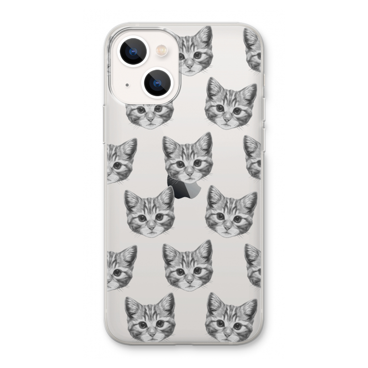 Kitten: iPhone 13 Transparant Hoesje