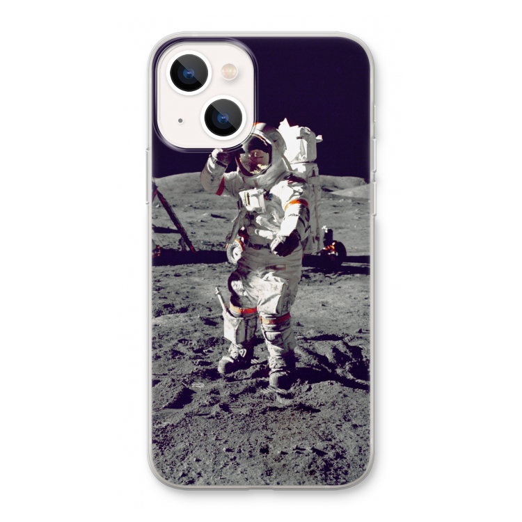 Spaceman: iPhone 13 Transparant Hoesje