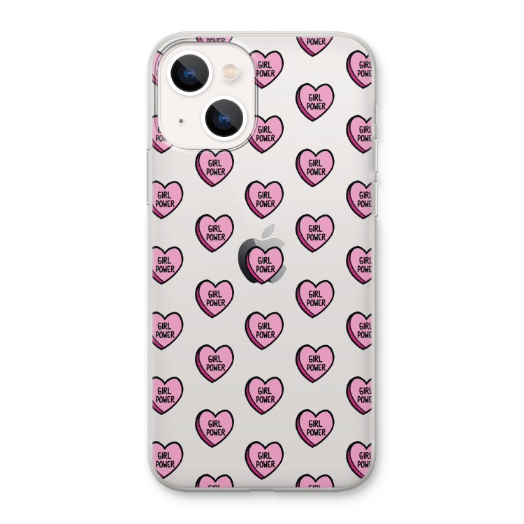 GIRL POWER: iPhone 13 Transparant Hoesje