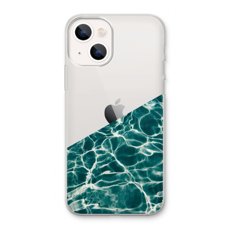 Weerkaatsing water: iPhone 13 Transparant Hoesje