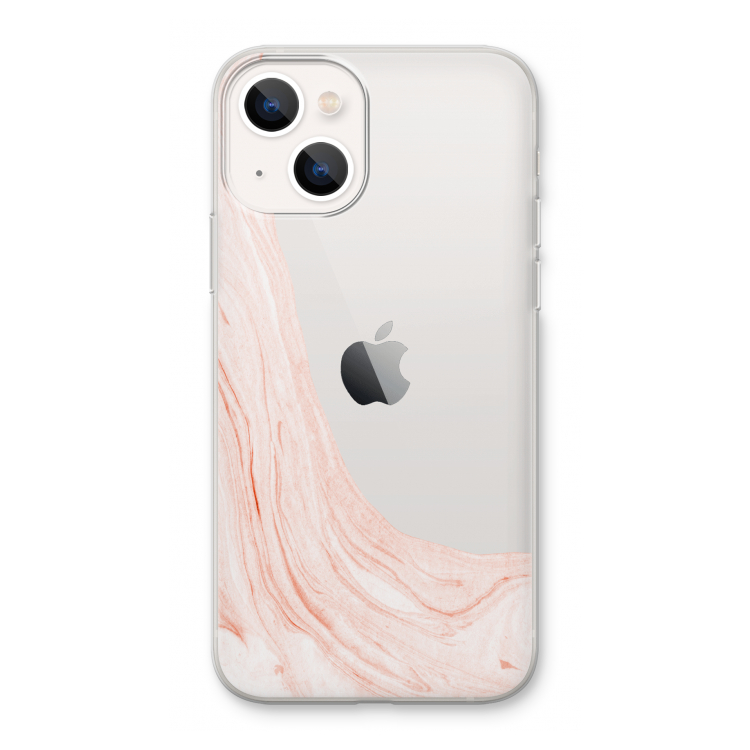 Peach bath: iPhone 13 Transparant Hoesje