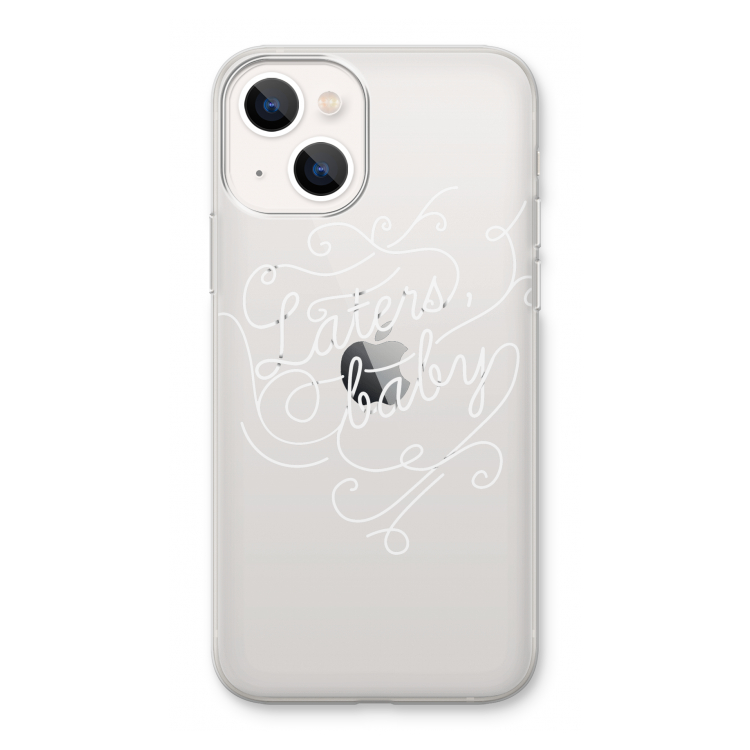 Laters, baby: iPhone 13 Transparant Hoesje