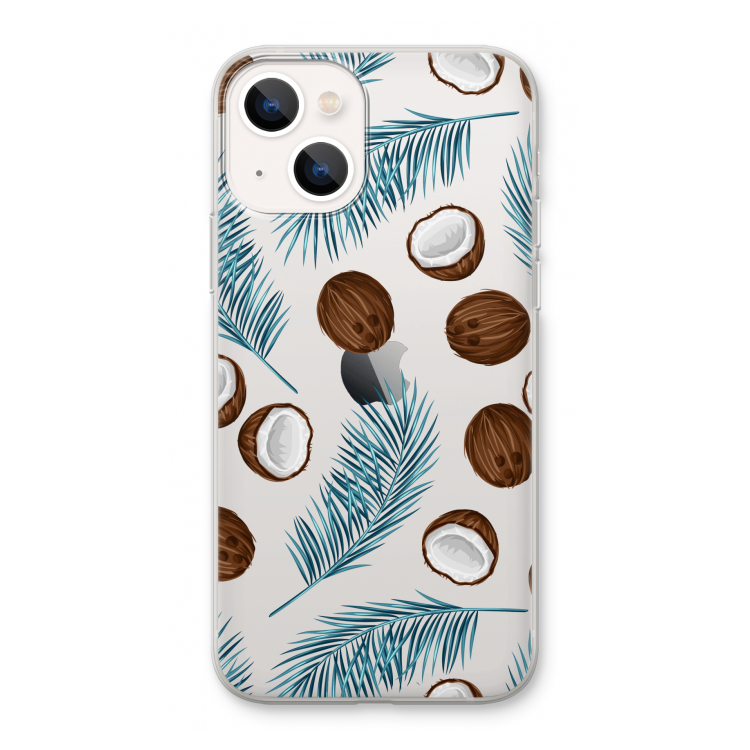 Kokosnoot roze: iPhone 13 Transparant Hoesje
