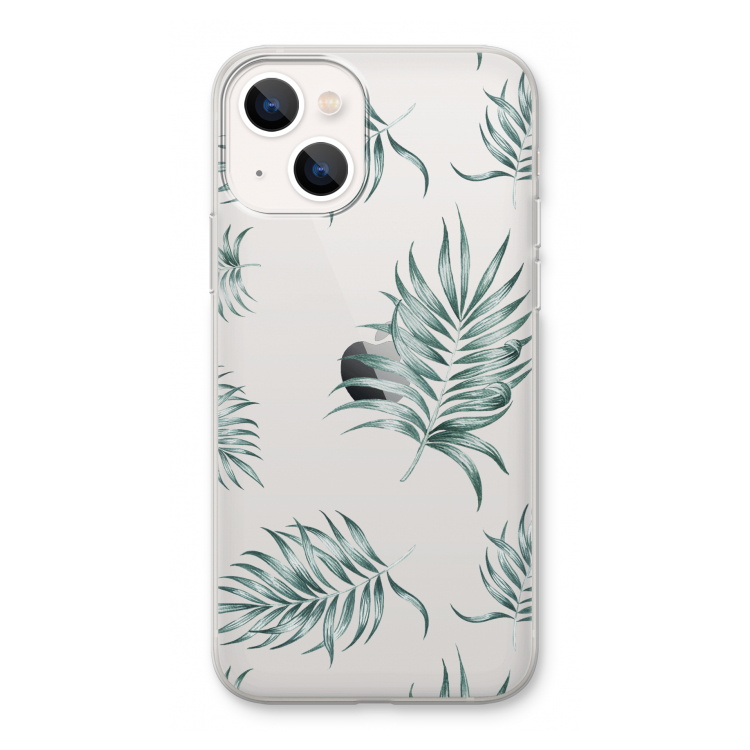 Simple leaves: iPhone 13 Transparant Hoesje