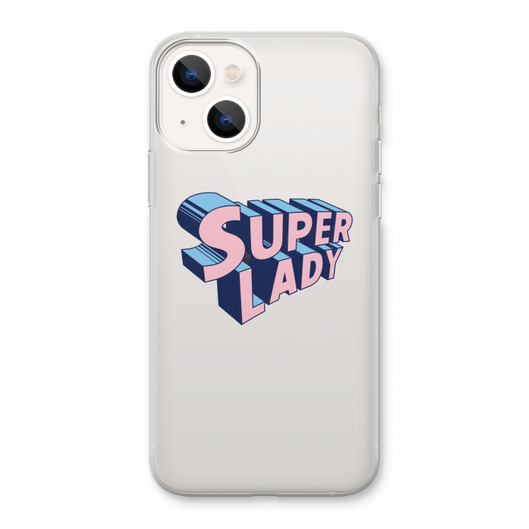 Superlady: iPhone 13 Transparant Hoesje