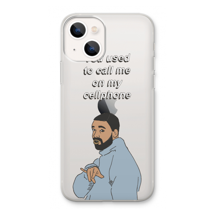 Hotline bling: iPhone 13 Transparant Hoesje