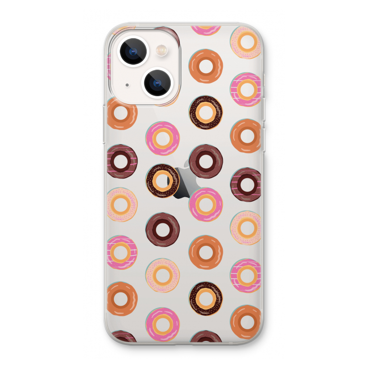 Donuts: iPhone 13 Transparant Hoesje