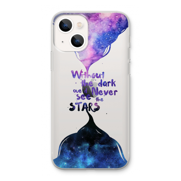 Stars quote: iPhone 13 Transparant Hoesje
