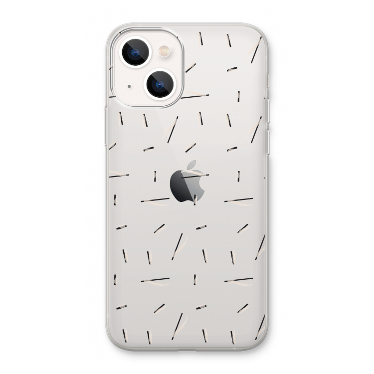 Hipster stripes: iPhone 13 Transparant Hoesje