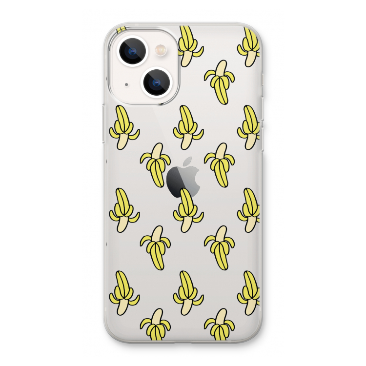 Bananas: iPhone 13 Transparant Hoesje