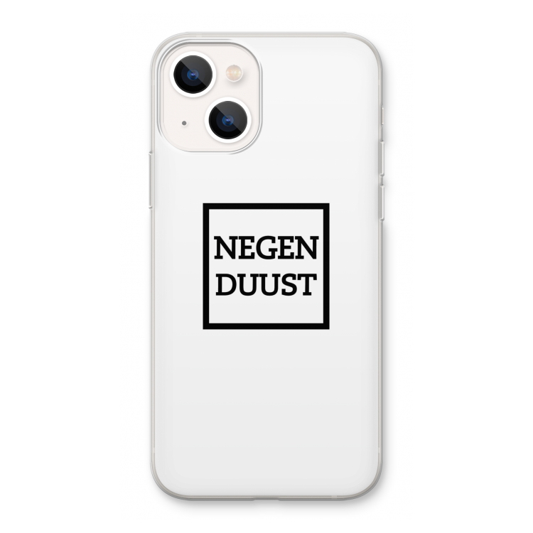 Negenduust vierkant: iPhone 13 Transparant Hoesje