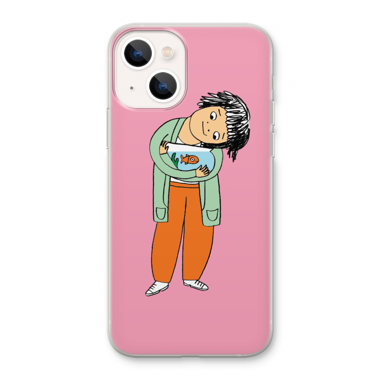 Visknuffel: iPhone 13 Transparant Hoesje