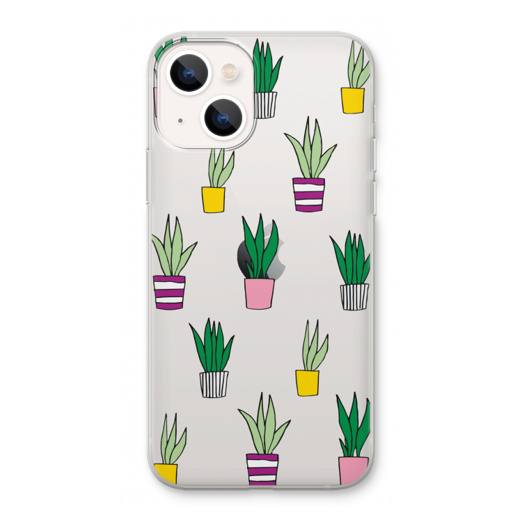 Sanseveria: iPhone 13 Transparant Hoesje