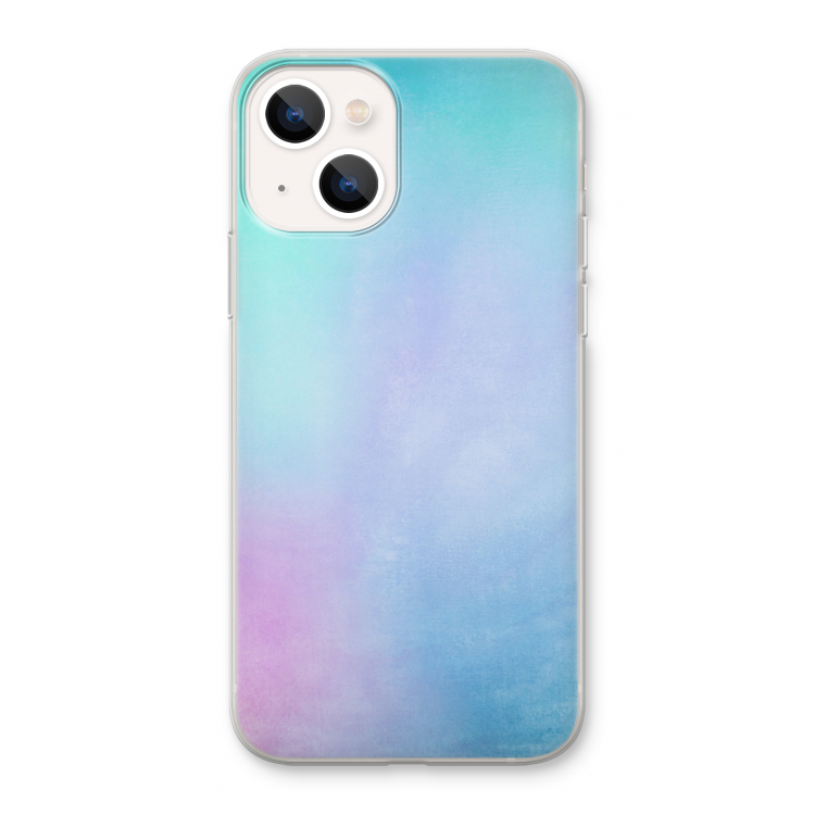 mist pastel: iPhone 13 Transparant Hoesje