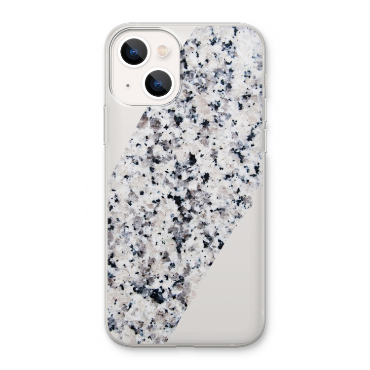 Gespikkelde marmer: iPhone 13 Transparant Hoesje