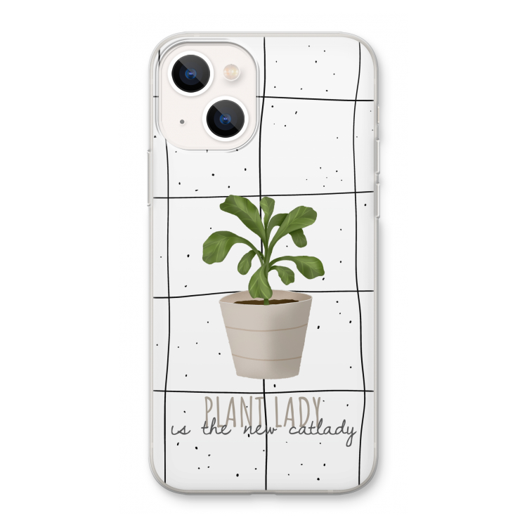 Kamerplant op vensterruit: iPhone 13 Transparant Hoesje