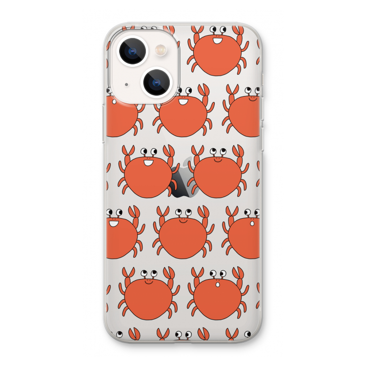Krab: iPhone 13 Transparant Hoesje