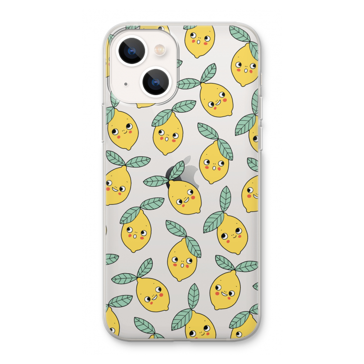 Citroenen: iPhone 13 Transparant Hoesje