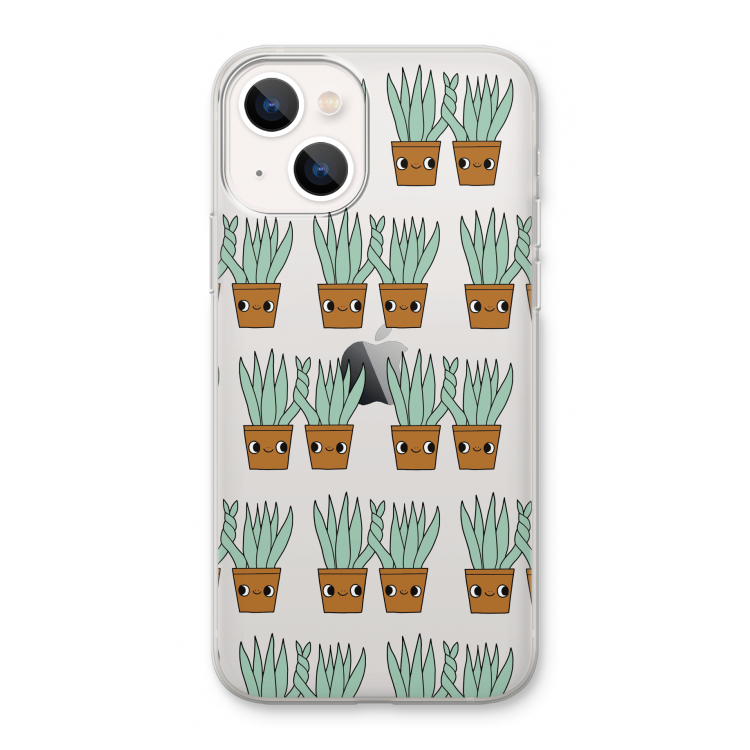 Sansevieria: iPhone 13 Transparant Hoesje