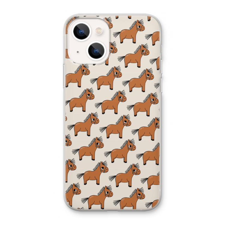 Pony: iPhone 13 Transparant Hoesje