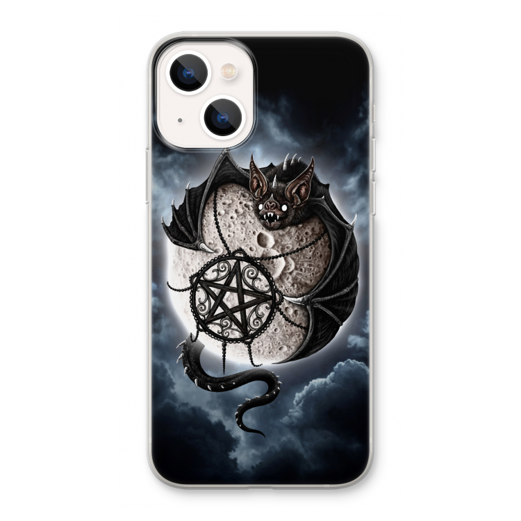 Volle maan: iPhone 13 Transparant Hoesje