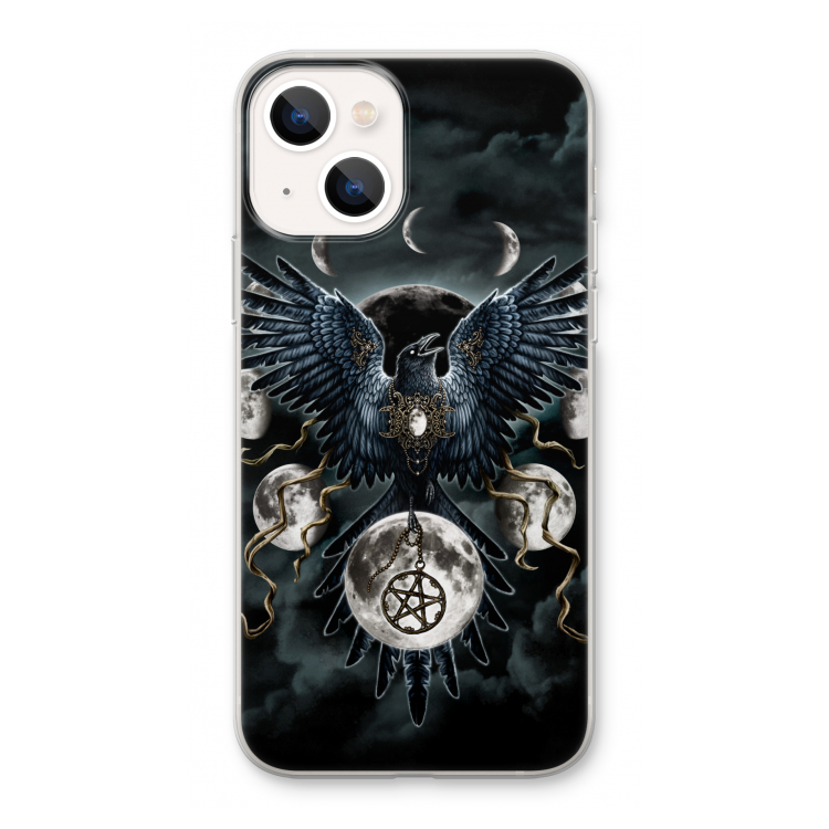 Sinister Wings: iPhone 13 Transparant Hoesje