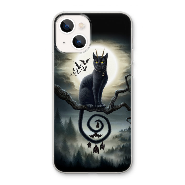 Moonlight Companions: iPhone 13 Transparant Hoesje