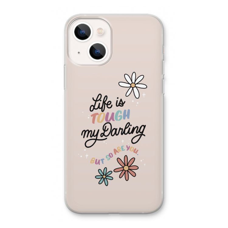 Tough Life: iPhone 13 Transparant Hoesje