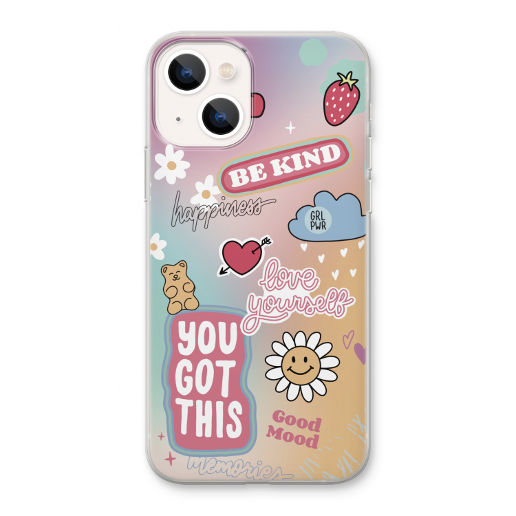 Positivity: iPhone 13 Transparant Hoesje