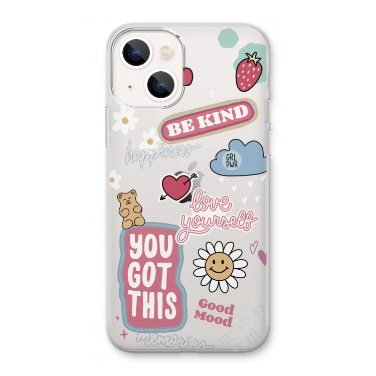 Positivity: iPhone 13 Transparant Hoesje