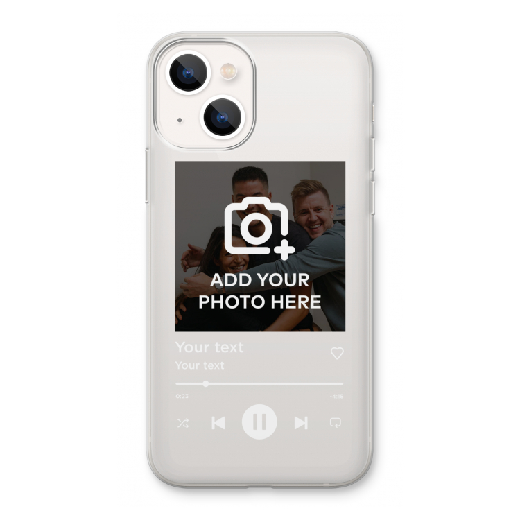 Music Player: iPhone 13 Transparant Hoesje