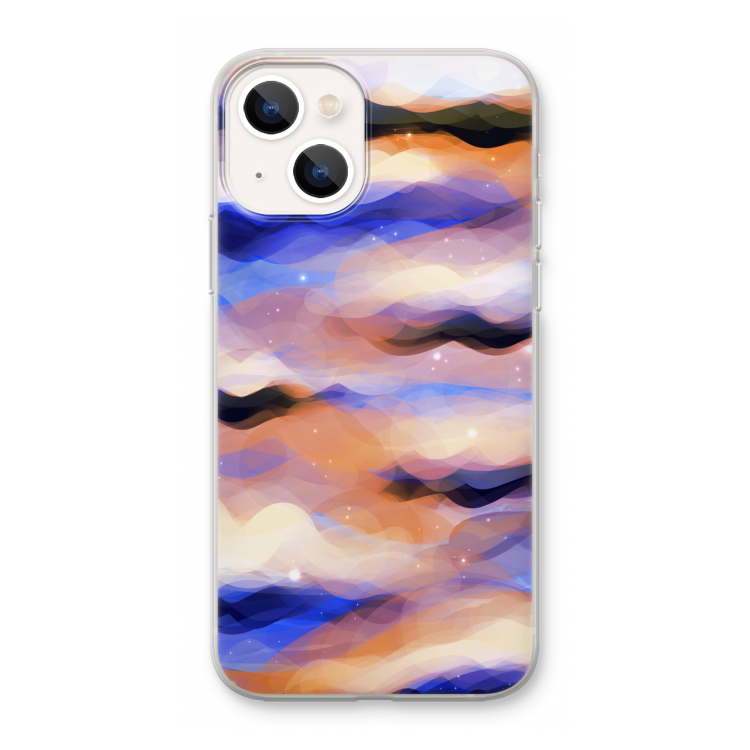 Donkere Wolken: iPhone 13 mini Transparant Hoesje