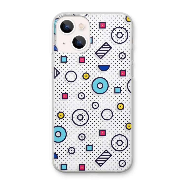 8-bit N°9: iPhone 13 mini Transparant Hoesje