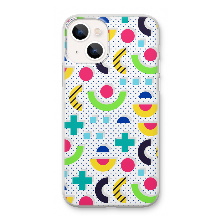 8-bit N°1: iPhone 13 mini Transparant Hoesje