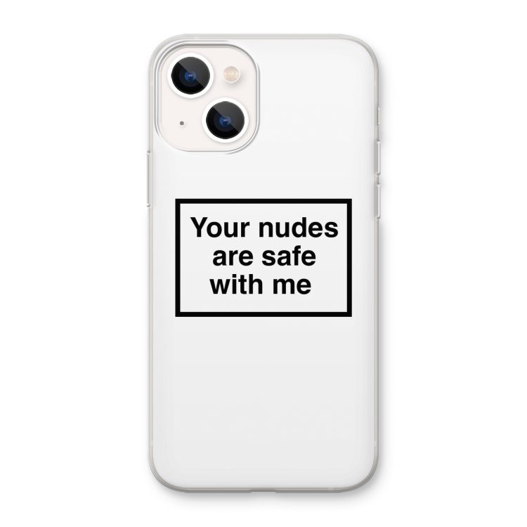 Safe with me: iPhone 13 mini Transparant Hoesje