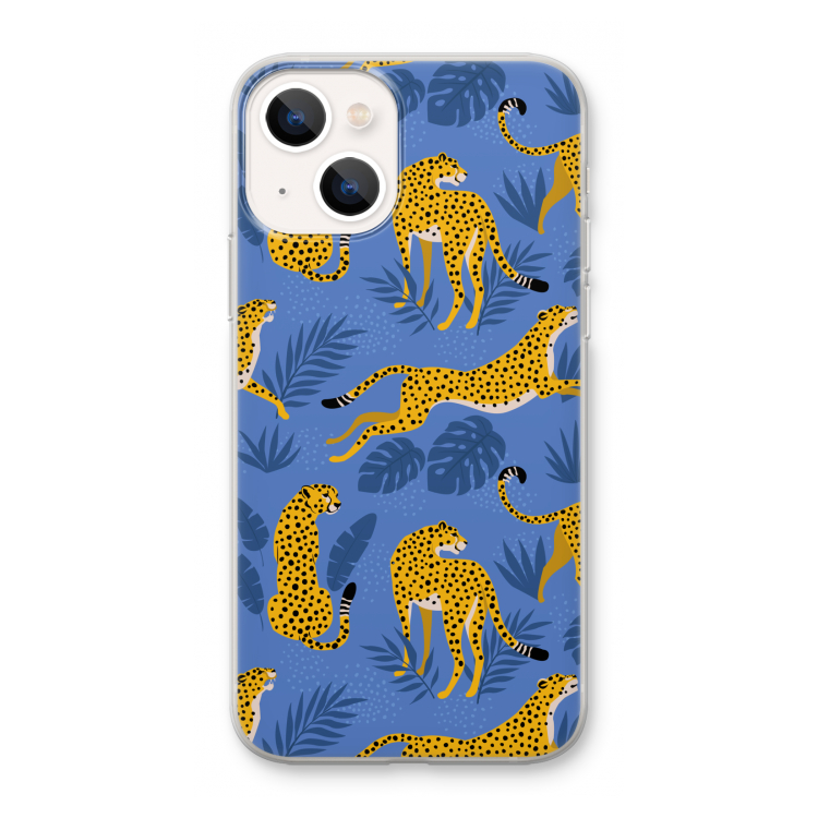 Luipaard: iPhone 13 mini Transparant Hoesje