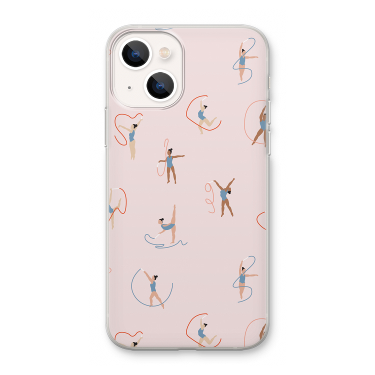 Dancing #3: iPhone 13 mini Transparant Hoesje