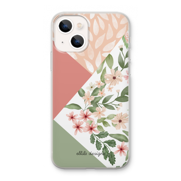 Sweet heaven geometrics: iPhone 13 mini Transparant Hoesje