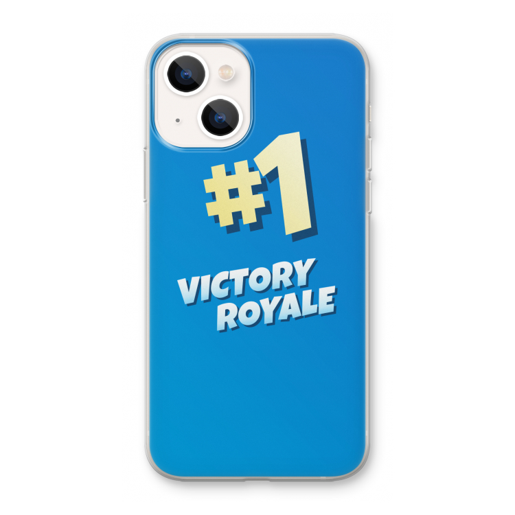 Victory Royale: iPhone 13 mini Transparant Hoesje