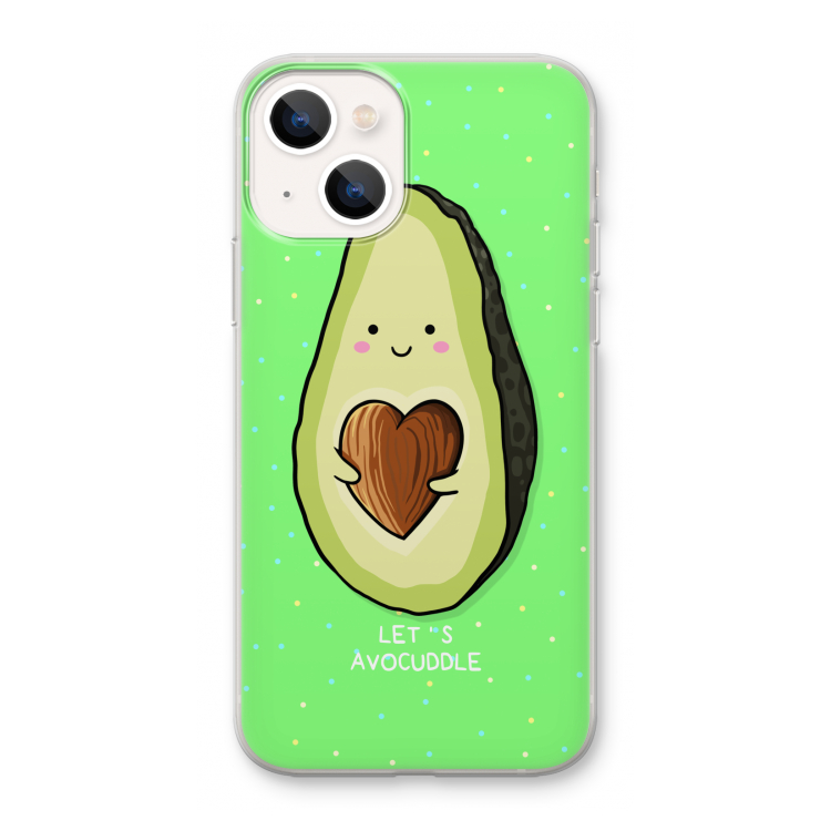 Avocuddle: iPhone 13 mini Transparant Hoesje