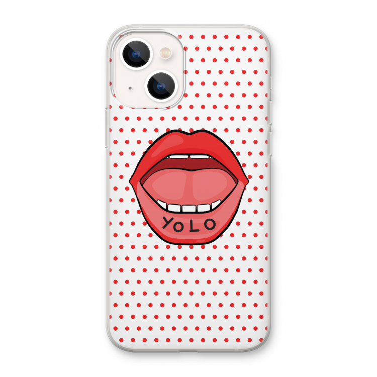 Yolo Denise: iPhone 13 mini Transparant Hoesje