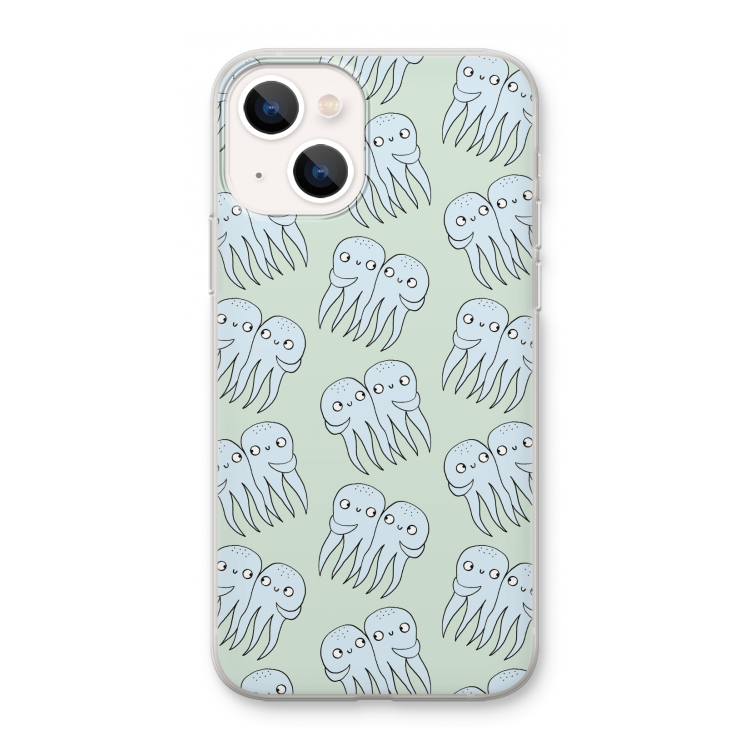 Octopussen: iPhone 13 mini Transparant Hoesje