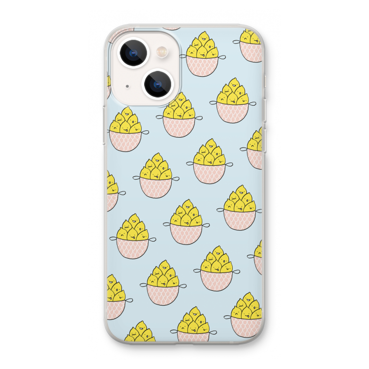 Citroenen: iPhone 13 mini Transparant Hoesje