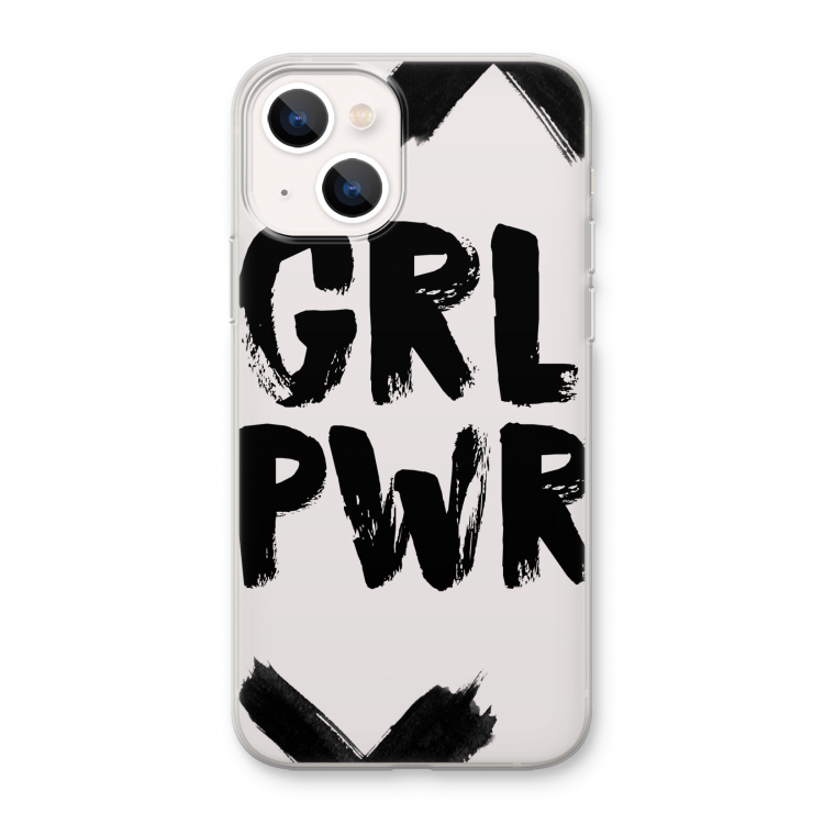Girl Power #2: iPhone 13 mini Transparant Hoesje